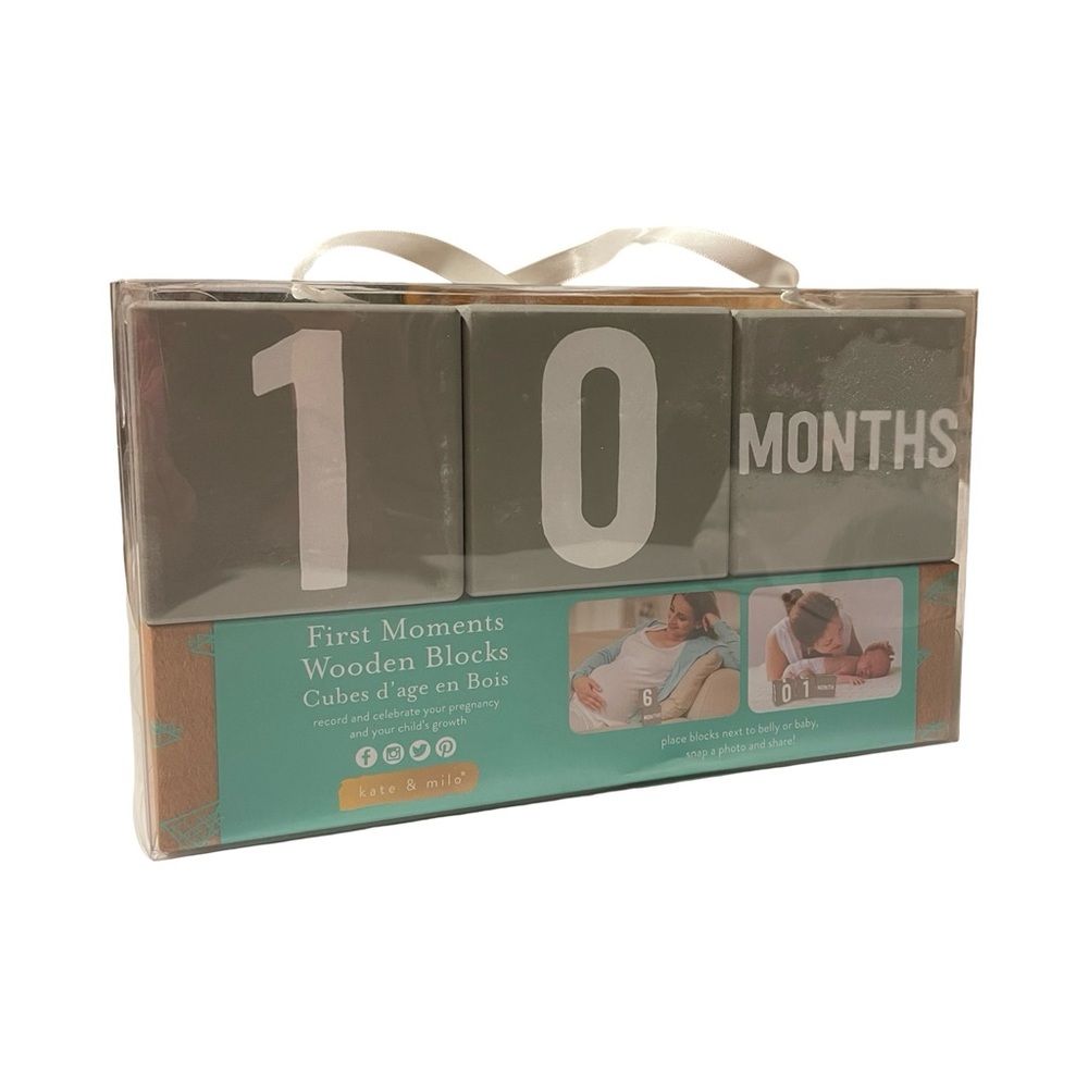 Kate & Milo First Moments Wooden Blocks